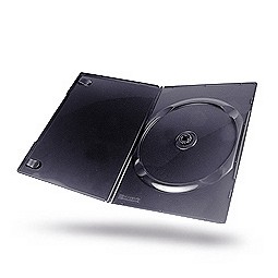 Remplacement du boîtier externe standard clair pour CD / DVD. Vide, pas de  plateau 10,4 mm